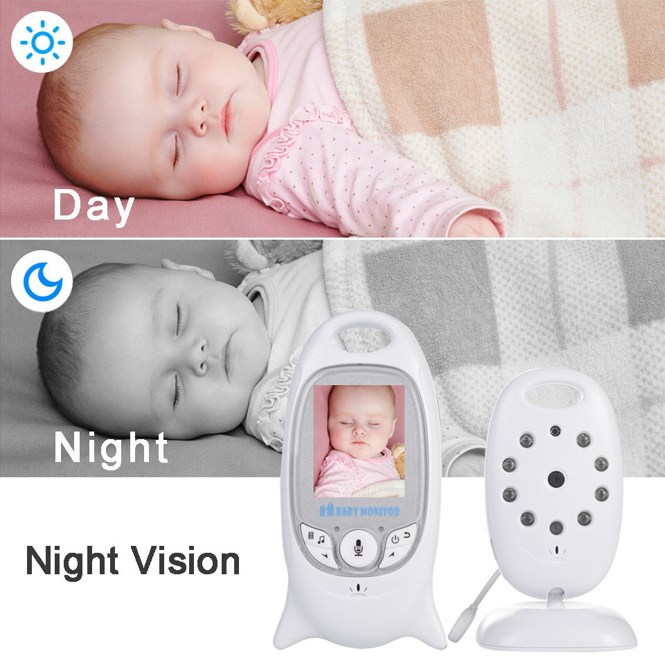 VB601 Baby Monitor Video Camera Night Vision Temperature Lullaby