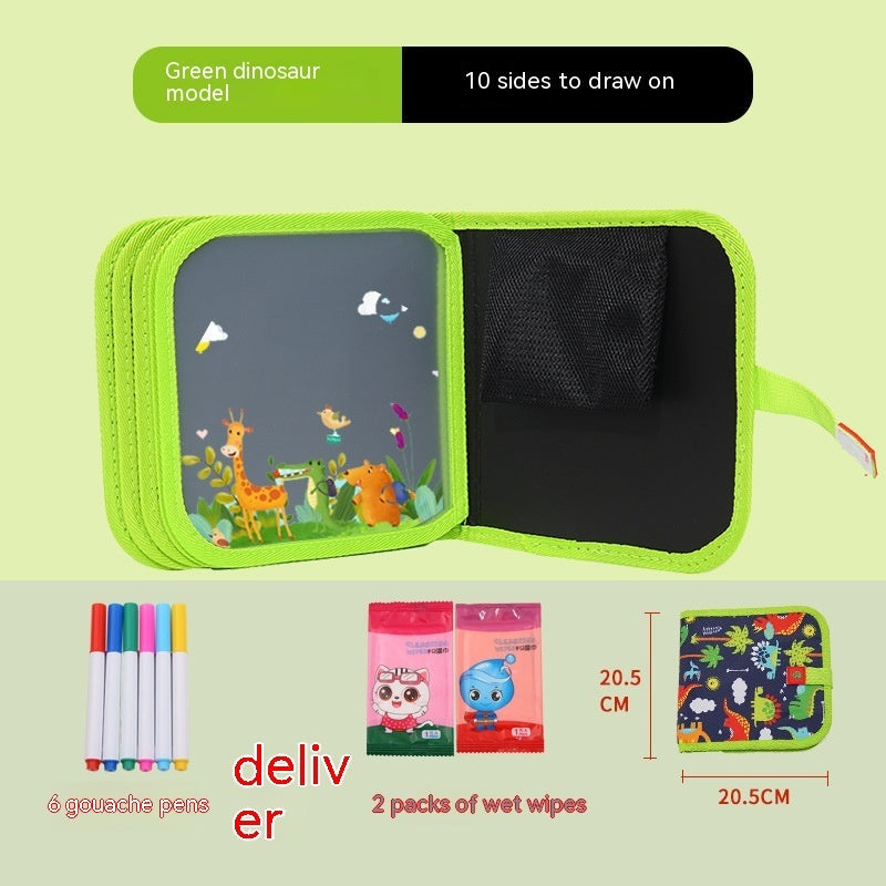 10 Sided Kids Picture Book Graffiti Drawing Board Educational