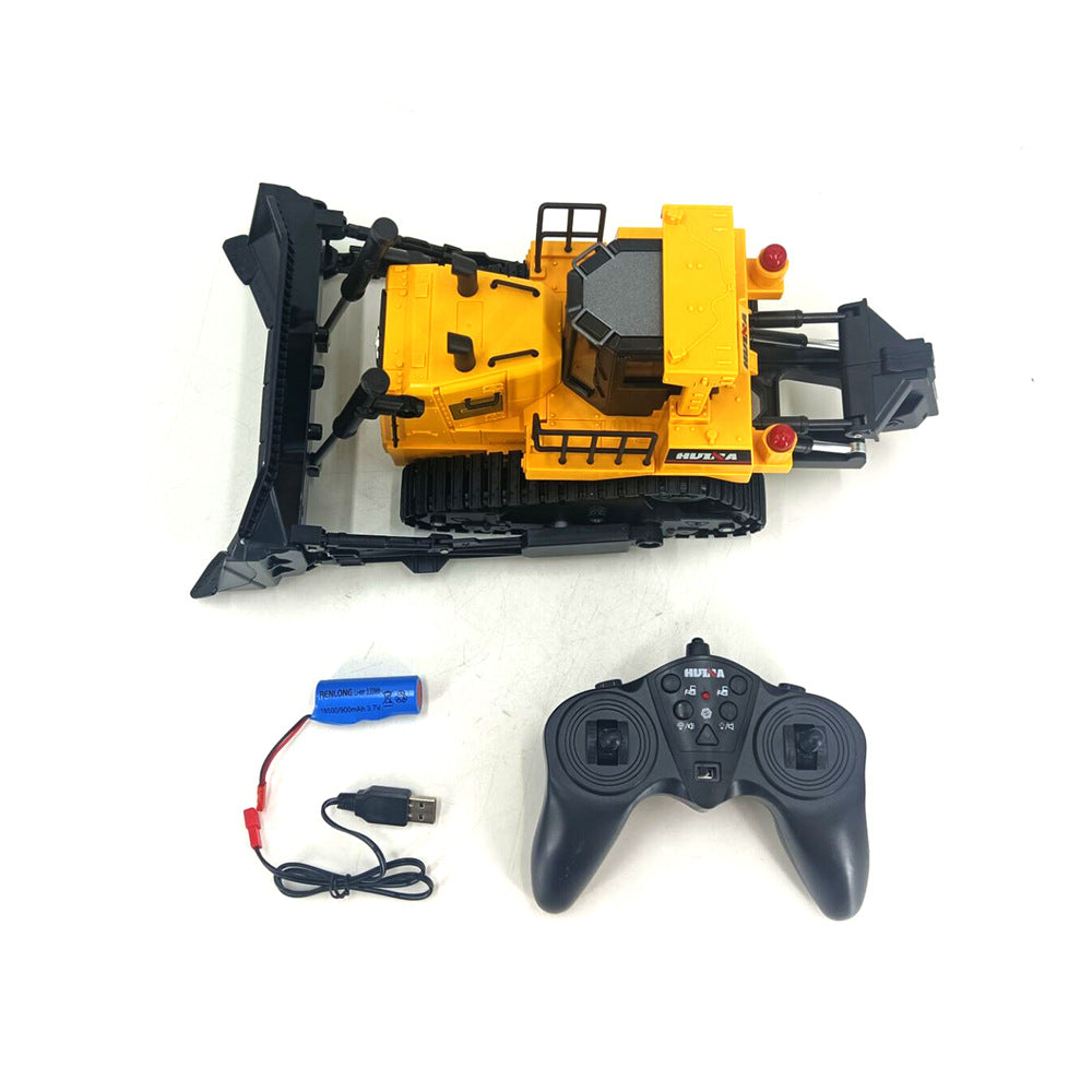 Remote Controlled Heavy Bulldozer Childrens Electric Toy Model