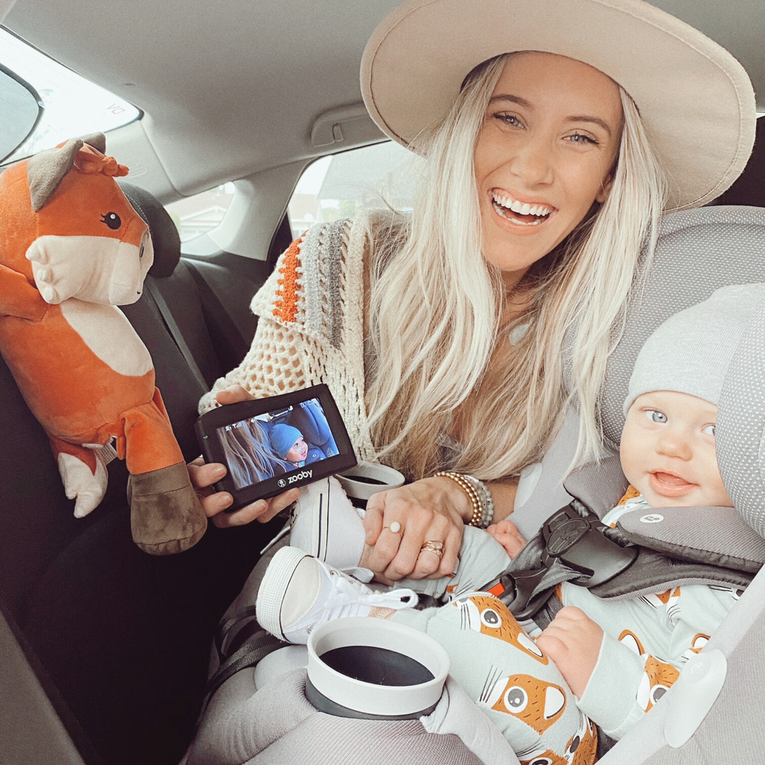 Finley Fox Baby Monitor Smart Video Audio Safety Device