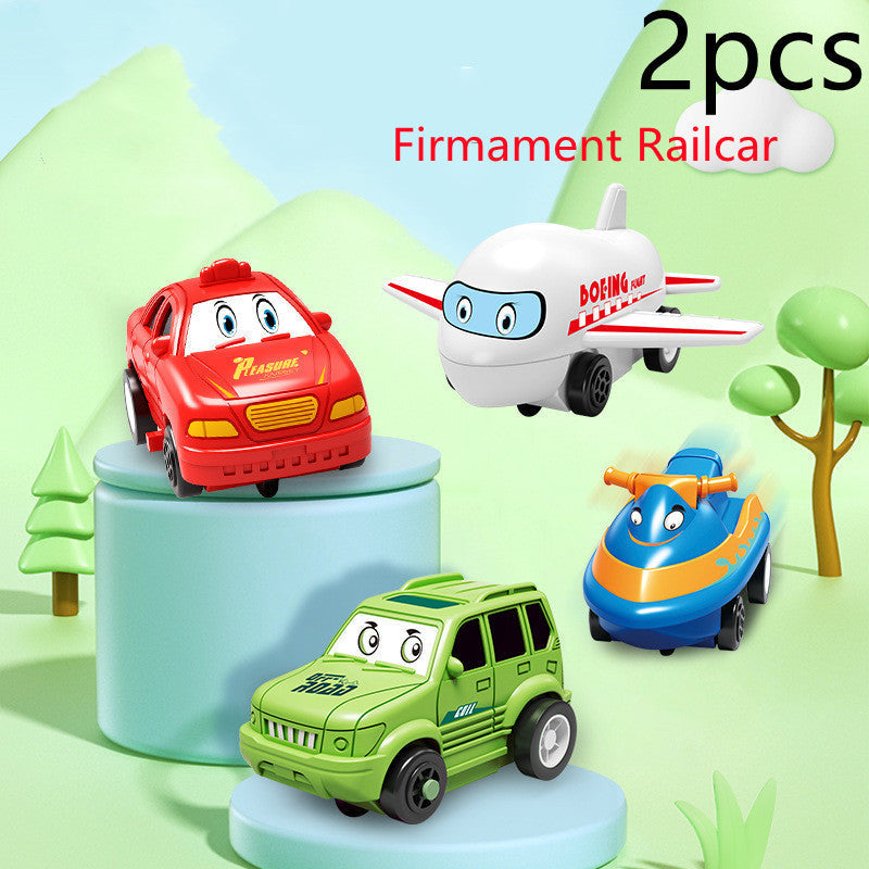 Electric Railroad Puzzle DIY Assembly Car City Construction Educational Toy