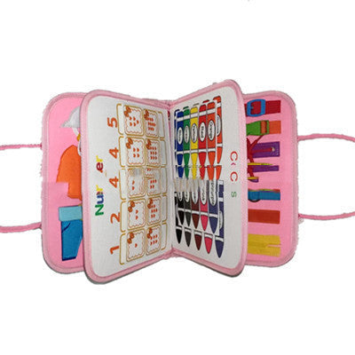 Busy Board Book Dressing Buttoning Learning Baby Sensory Toy