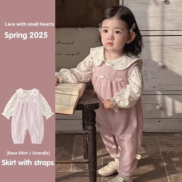 Baby Girl Autumn Romper Suit Cute Overalls Outfit Clothing