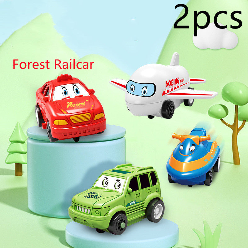 Electric Railroad Puzzle DIY Assembly Car City Construction Educational Toy