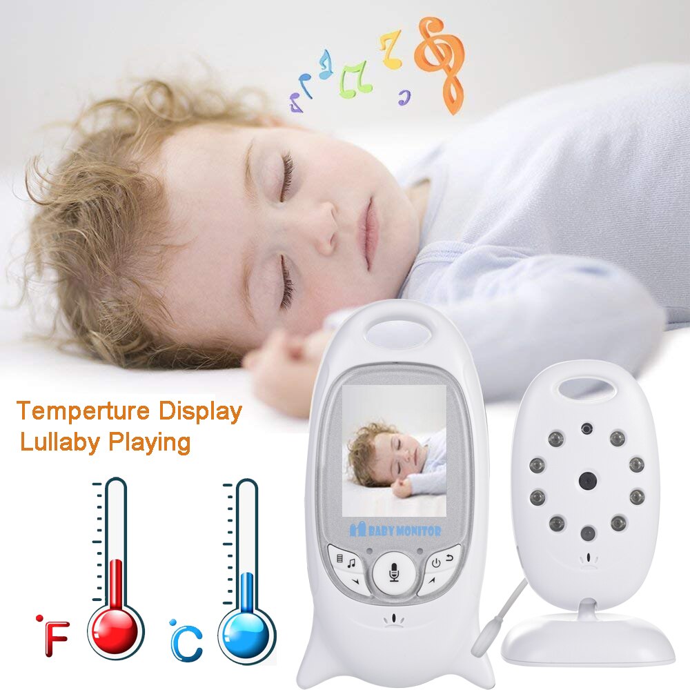VB601 Baby Monitor Video Camera Night Vision Temperature Lullaby