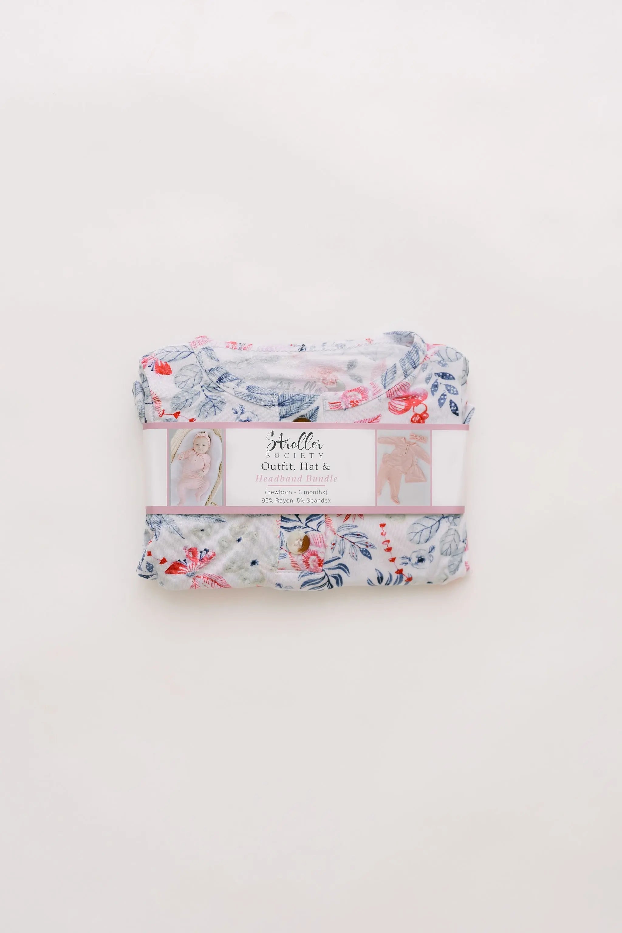 Newborn Baby Girl Coming Home Outfit – Baby Clothes Set NB–24 Months, Soft Modal Baby Outfit | Bloom