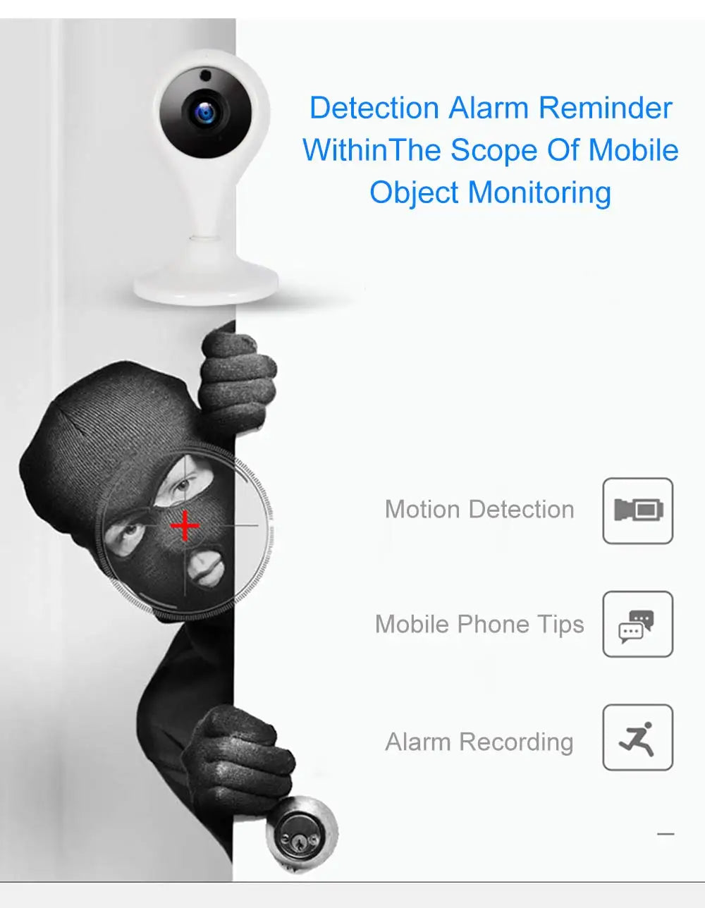 Smart WiFi Baby Monitor HD 720P Wireless Security Camera