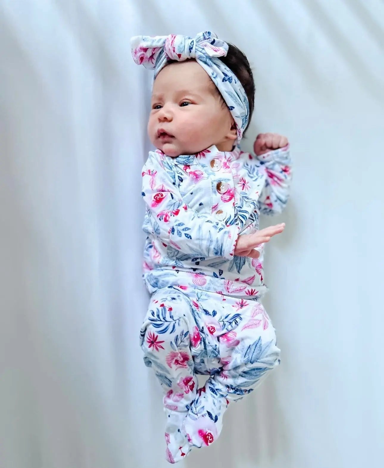Newborn Baby Girl Coming Home Outfit – Baby Clothes Set NB–24 Months, Soft Modal Baby Outfit | Bloom