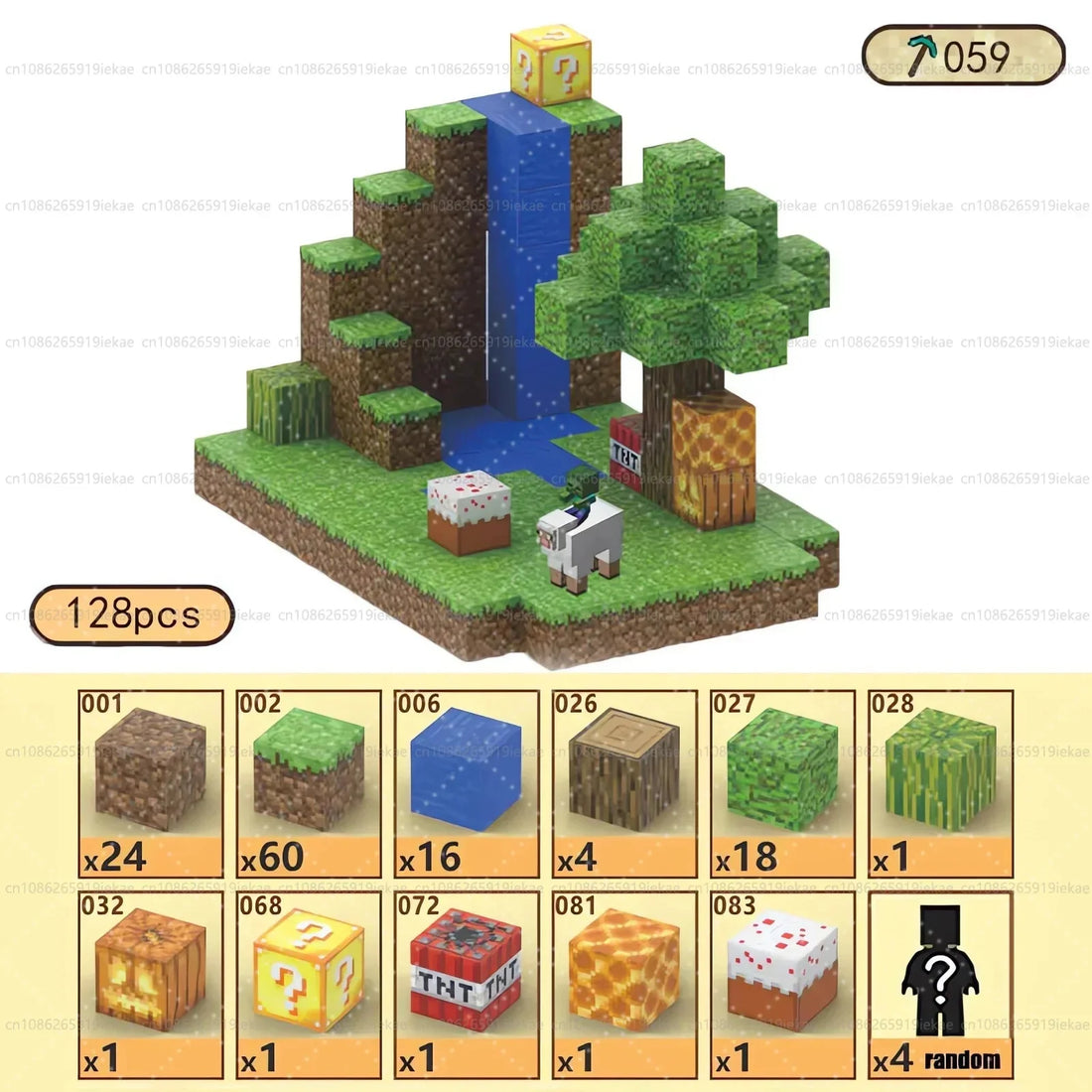 Magnetic Building Blocks Mine World Cube STEM DIY Kids Toy