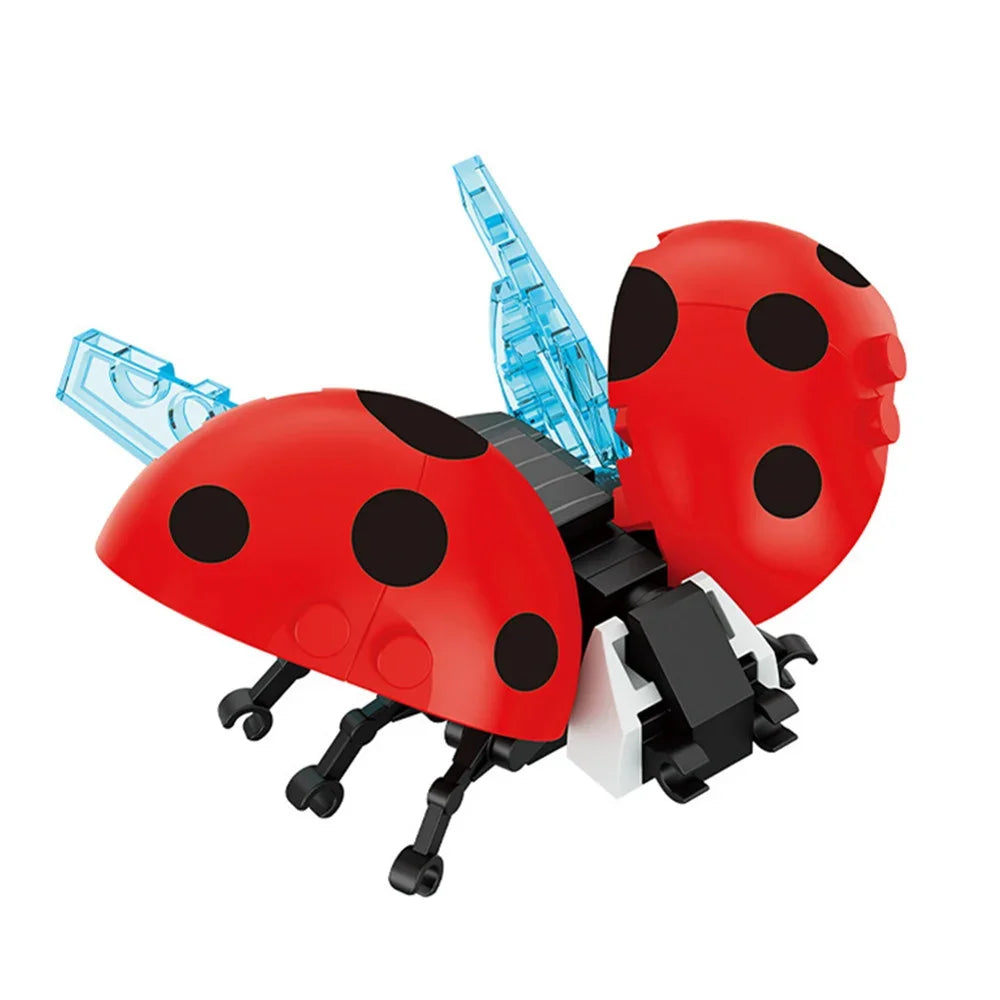 MOC Insect Animal Building Blocks DIY Bee Ant Butterfly Set