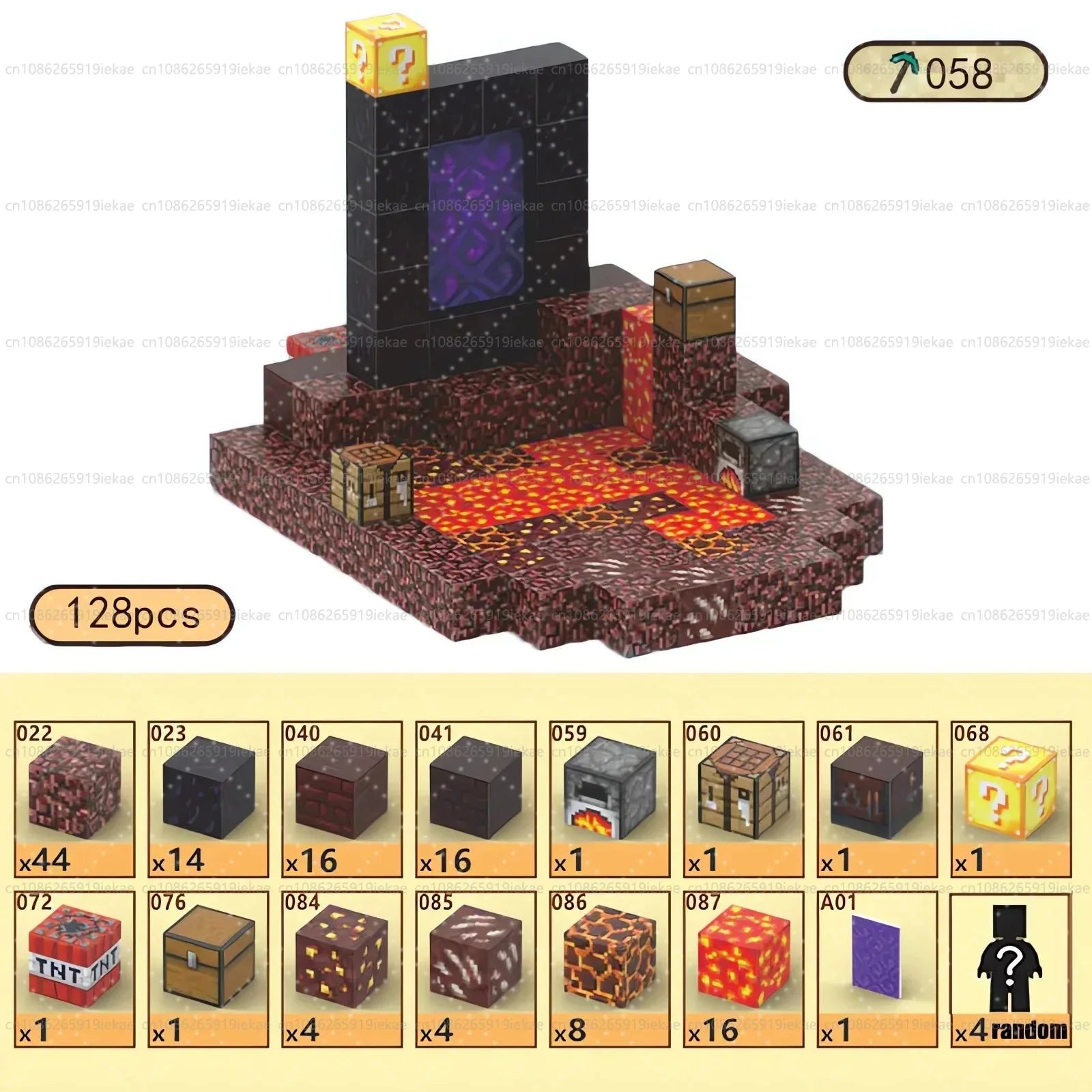 Magnetic Building Blocks Mine World Cube STEM DIY Kids Toy