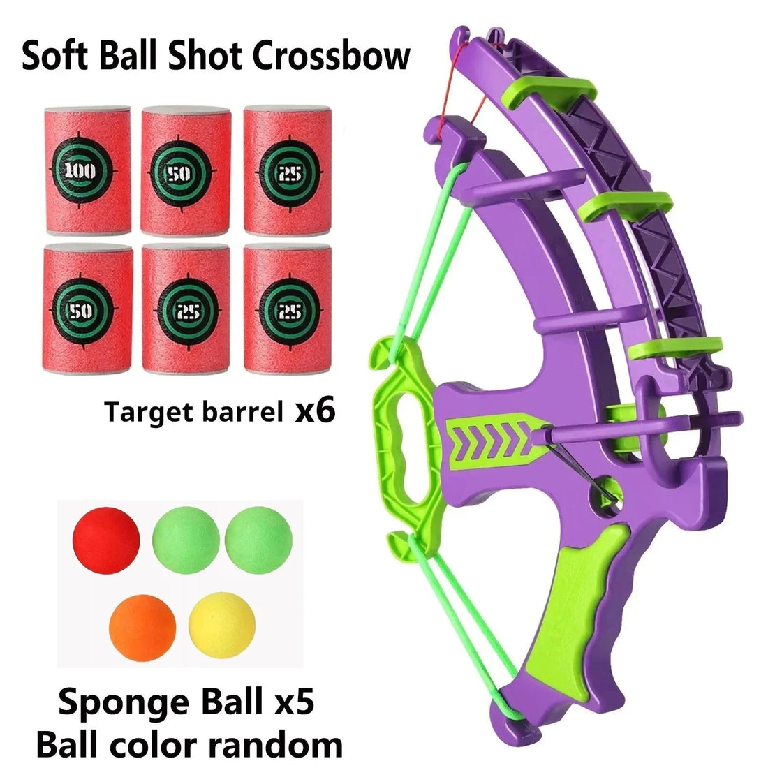 Soft Bullet Target Practice Toy Safe Educational Shooting Game Set