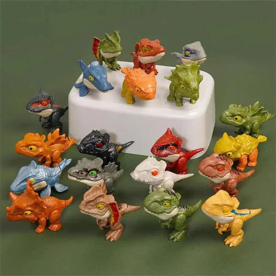 Finger Biting Dinosaur Toy Movable Joints Simulation Kids Set