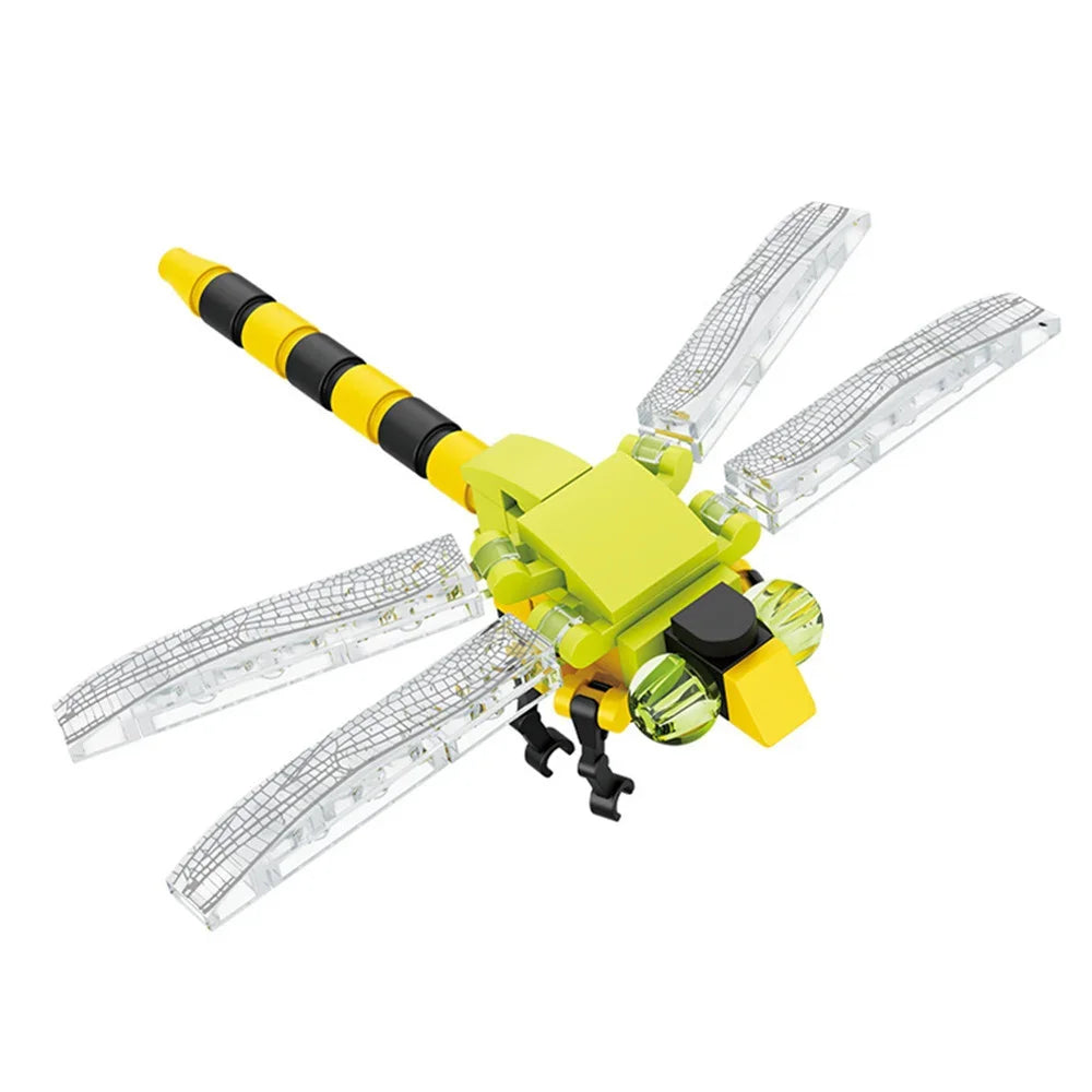 MOC Insect Animal Building Blocks DIY Bee Ant Butterfly Set