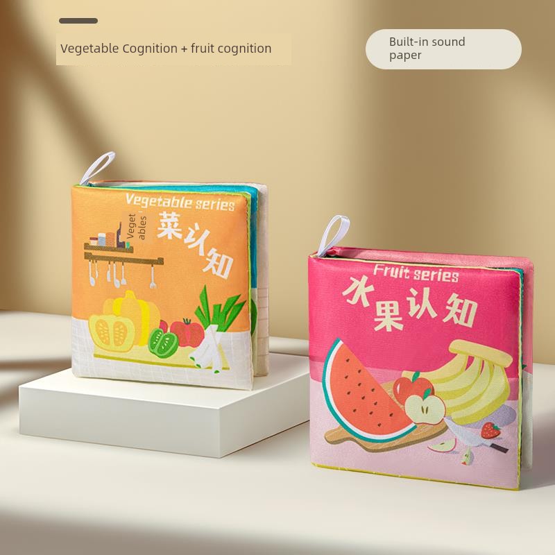 Baby Cloth Book Sensory Educational Tear Proof Interactive Learning Toy