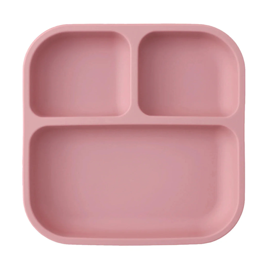 BPA Free Silicone Divided Suction Baby Plate