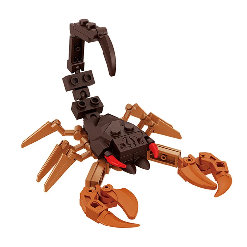 MOC Insect Animal Building Blocks DIY Bee Ant Butterfly Set