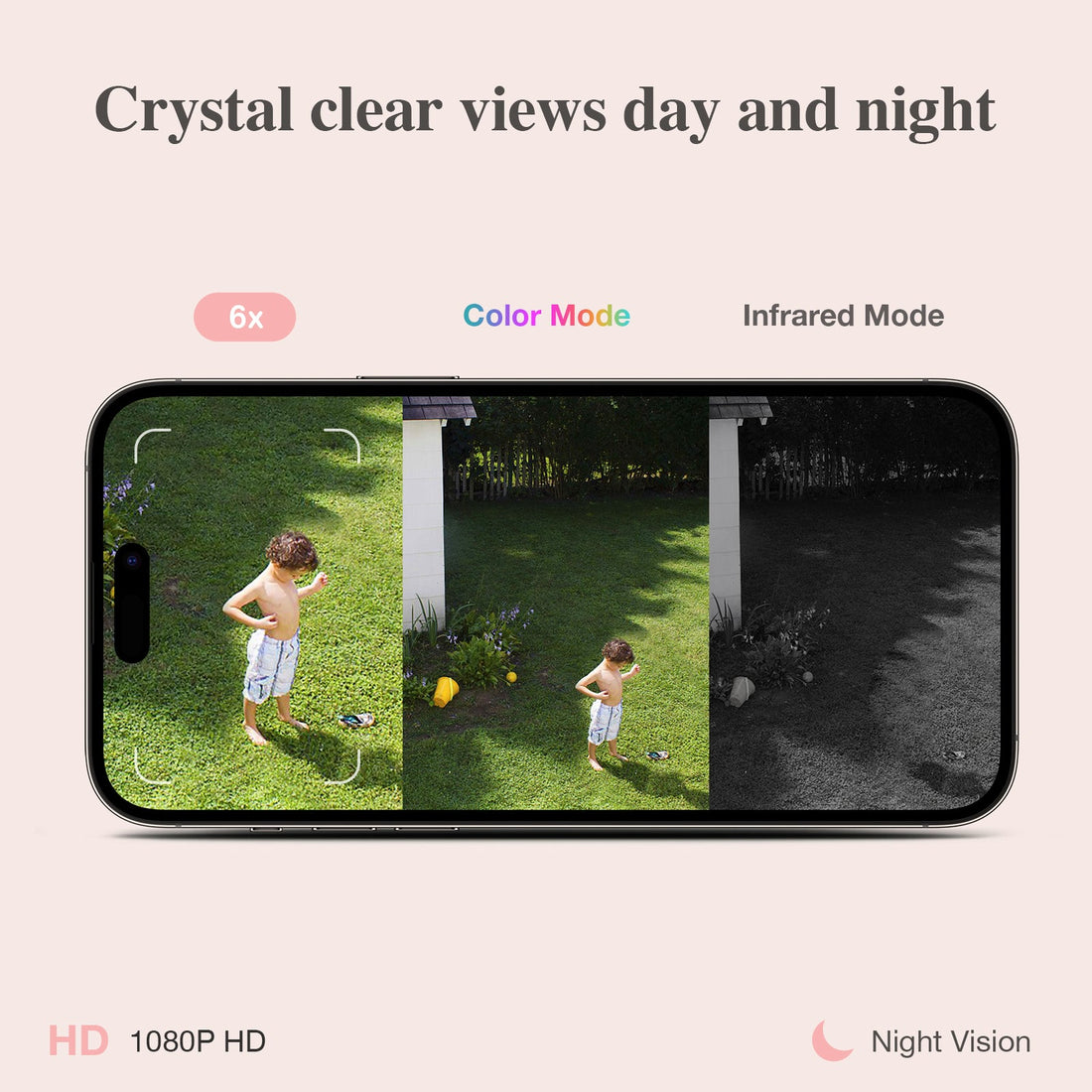 AI Battery Powered Security Camera Wireless Outdoor Indoor Smart Monitoring