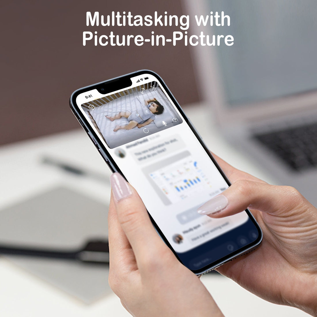 AI 2K PTZ Security Camera Smart Pan Tilt Zoom Indoor