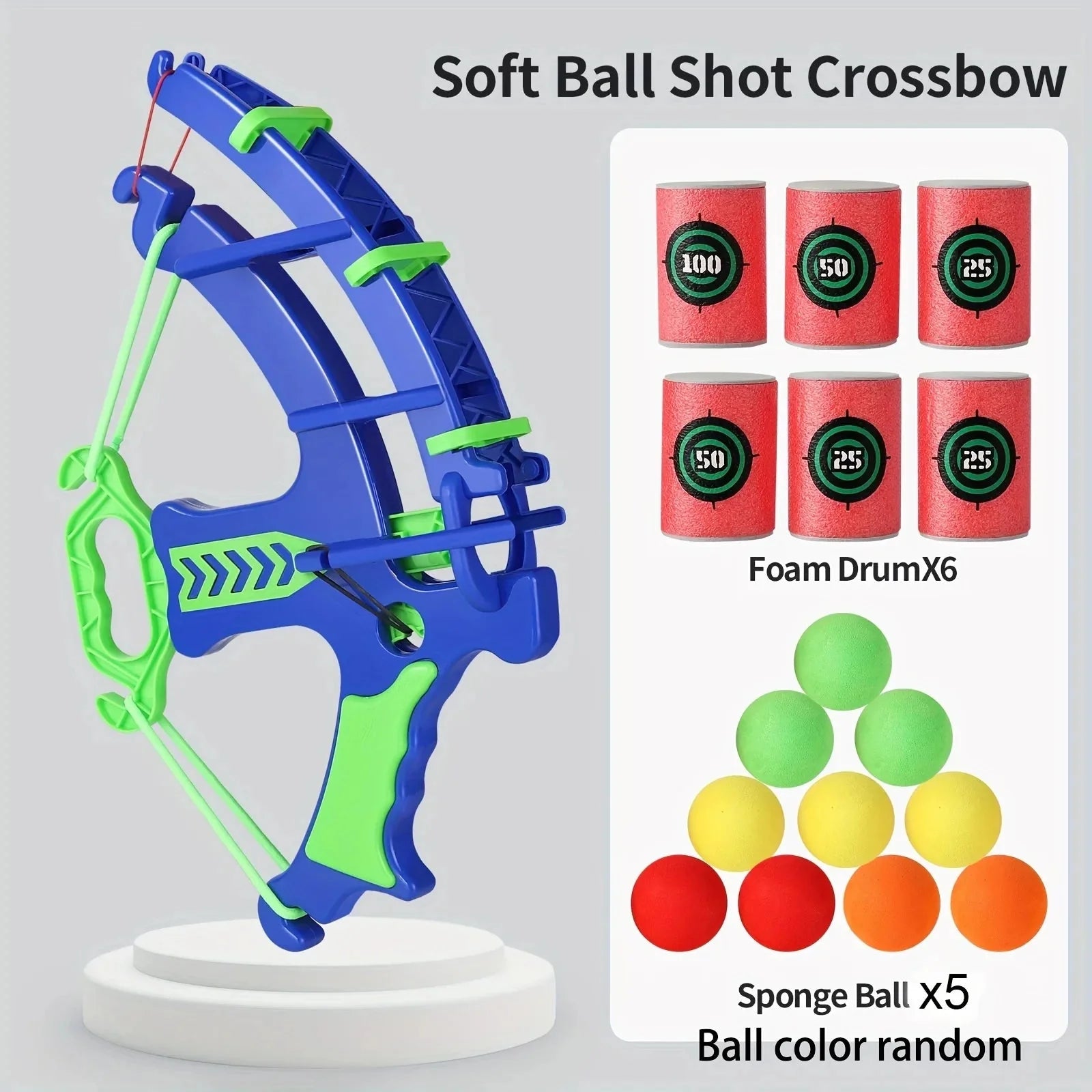 Soft Bullet Target Practice Toy Safe Educational Shooting Game Set