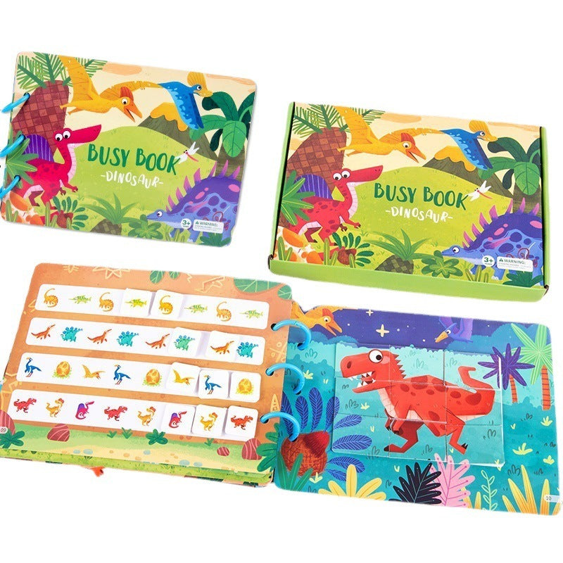 Children Animal Sticker Book Puzzle Montessori Early Education Toy
