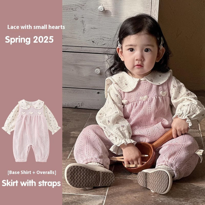 Baby Girl Autumn Romper Suit Cute Overalls Outfit Clothing