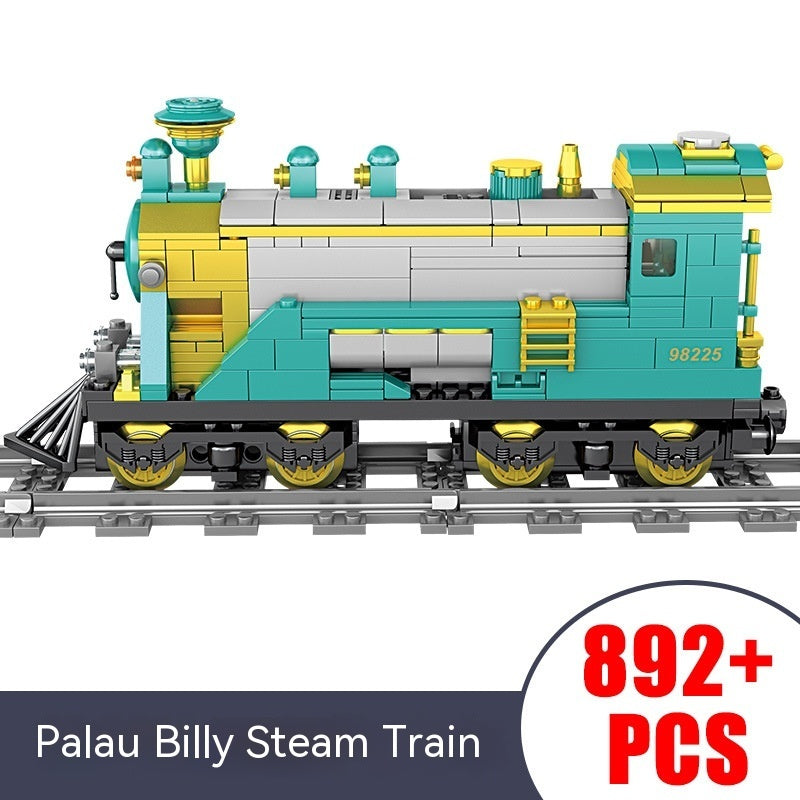Electric Rail Train Model Building Blocks Educational Kids Toy Set