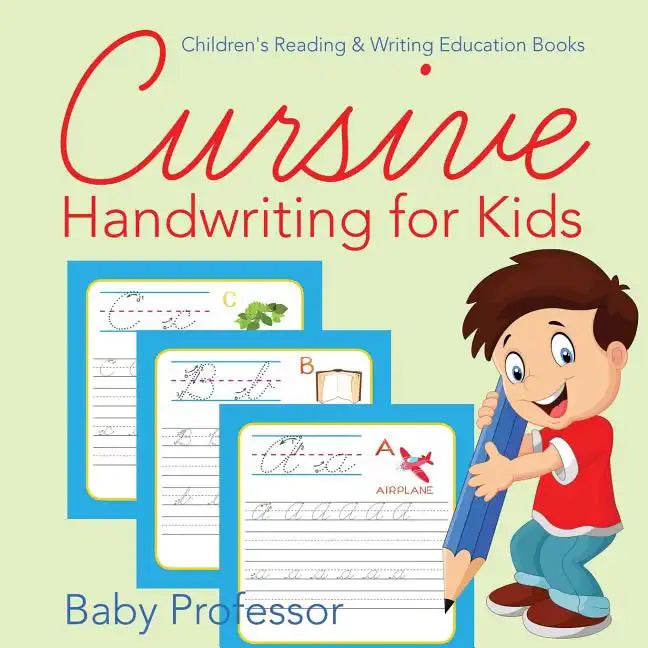 Cursive Handwriting Kids Learning Book Reading Writing Practice Workbook