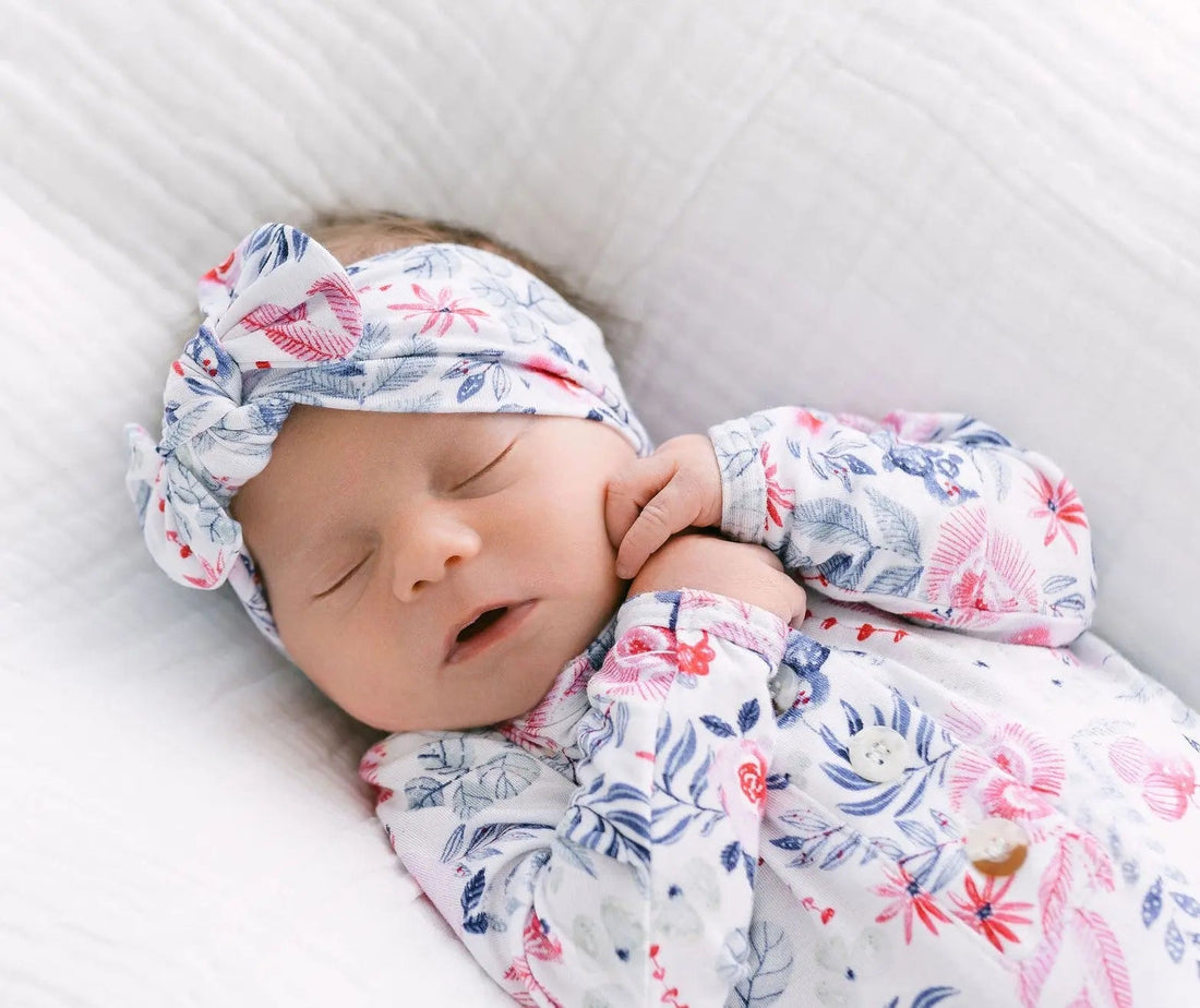 Newborn Baby Girl Coming Home Outfit – Baby Clothes Set NB–24 Months, Soft Modal Baby Outfit | Bloom